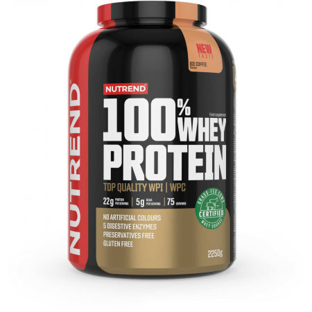 Nutrend 100% WHEY PROTEIN 2250 g LEDOVÁ KÁVA - Protein