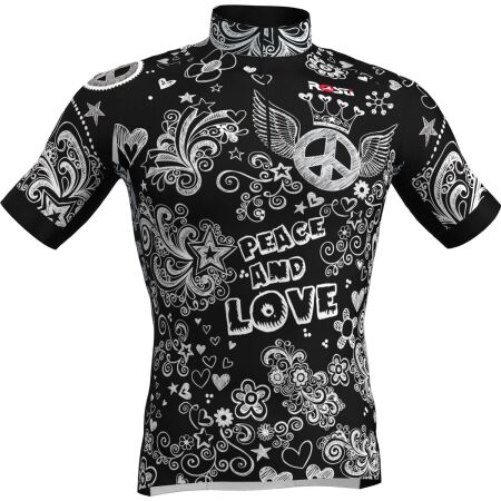 Rosti PEACE AND LOVE - Pánský cyklistický dres