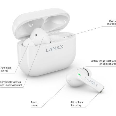 Bezdrátová sluchátka - LAMAX CLIPS 1 - 7