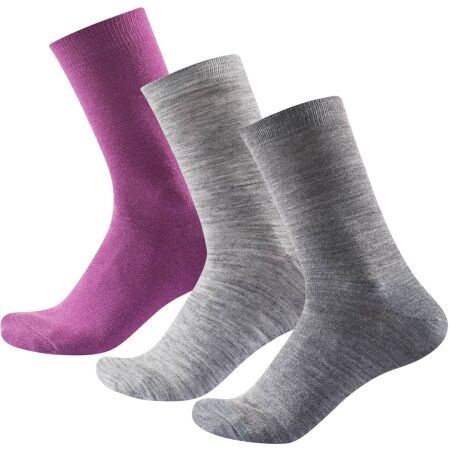 Devold DAILY MERINO LIGHT SOCK 3PK WMN - Dámské ponožky