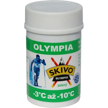 Skivo OLYMPIA ZELENÝ - Vosk na běžecké lyže